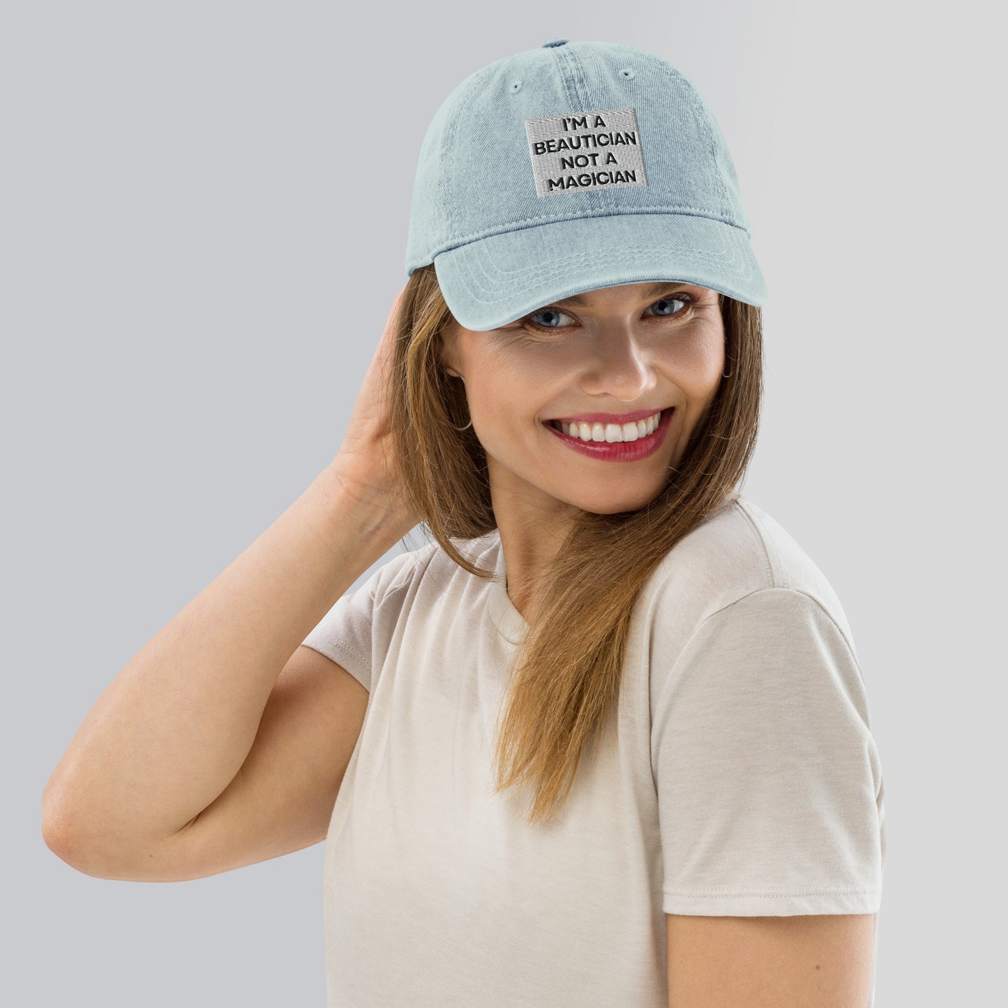 Beautician/Magician Denim Hat