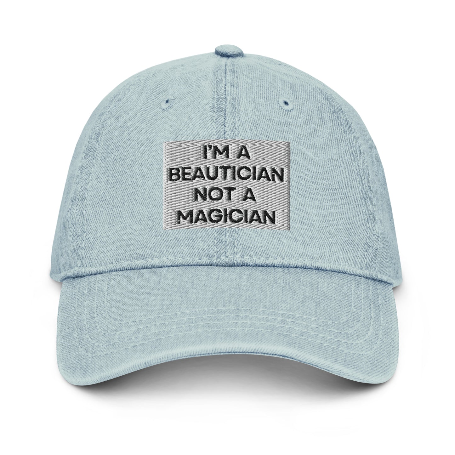 Beautician/Magician Denim Hat