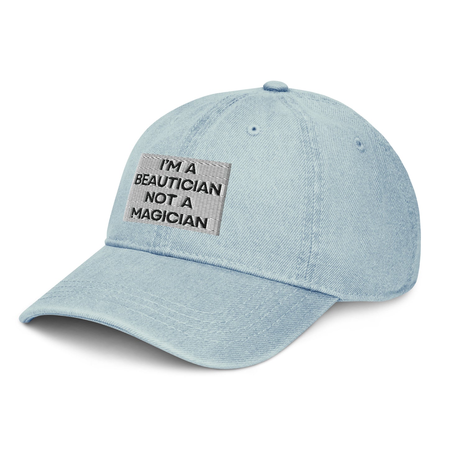 Beautician/Magician Denim Hat