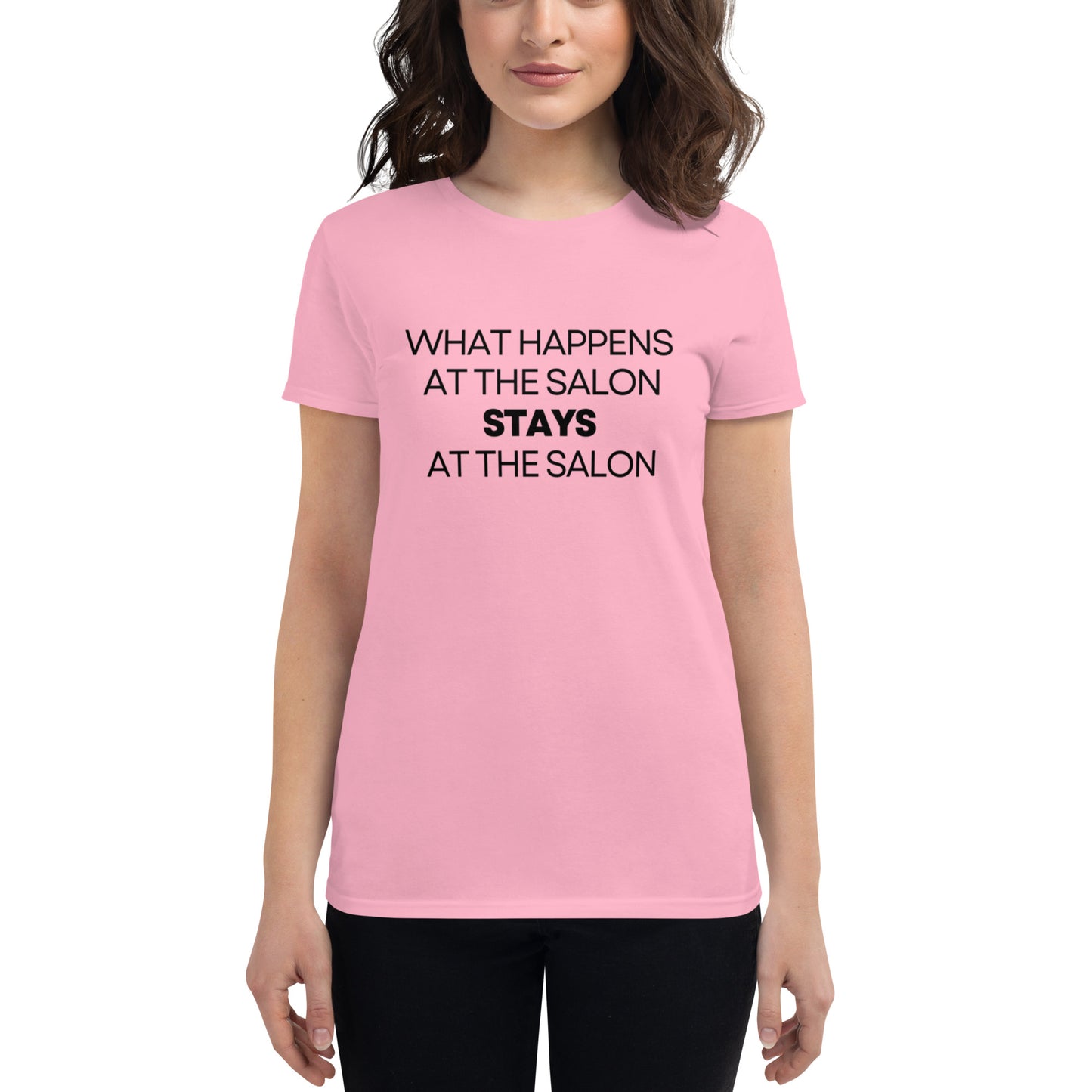 What happens at the Salon Women's short sleeve t-shirt