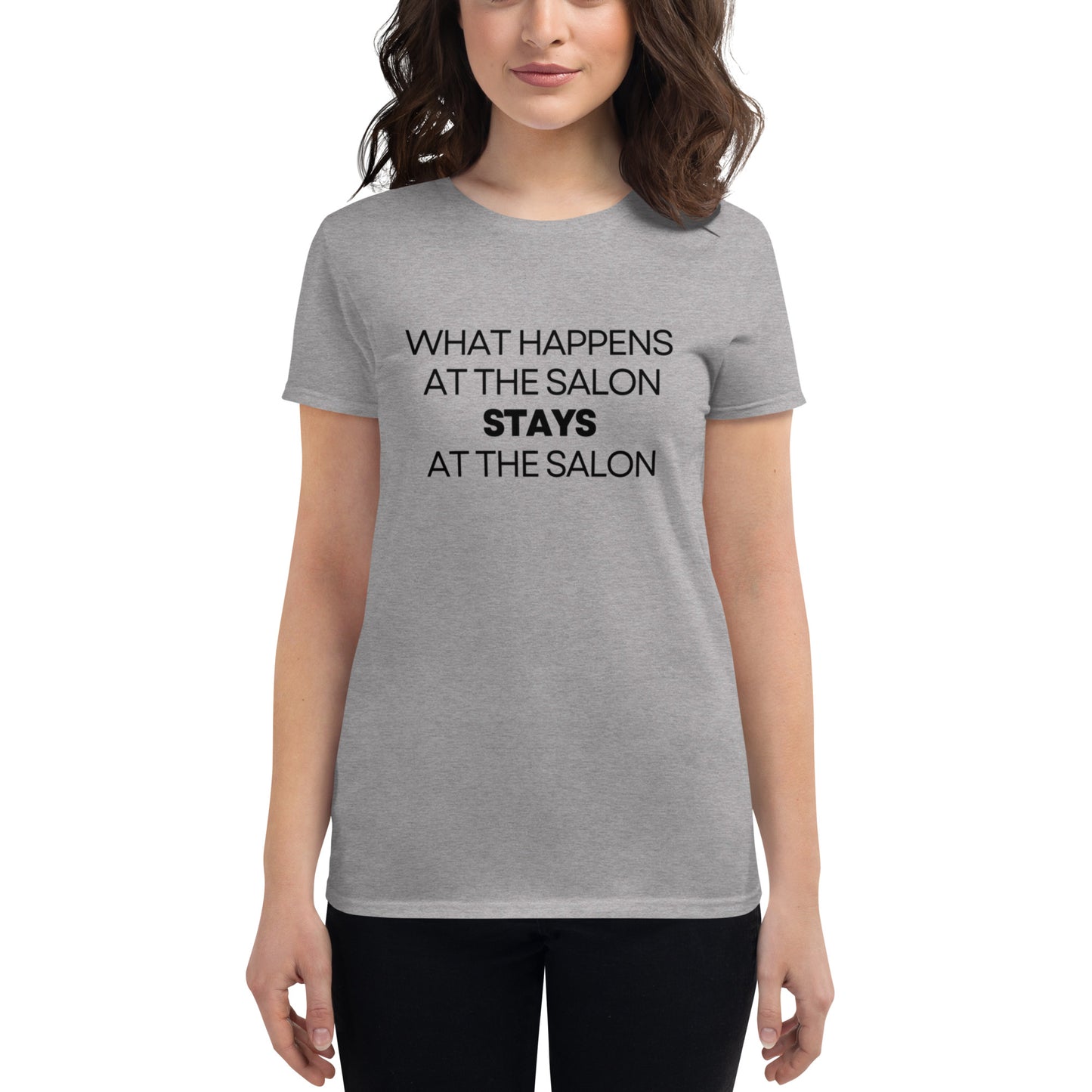 What happens at the Salon Women's short sleeve t-shirt